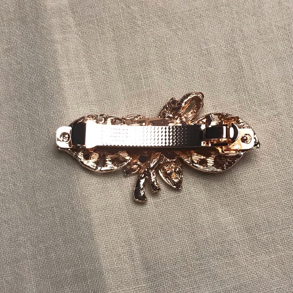 Beautiful Crystal Rhinestone Hair Barrette - Picture 2 of 3